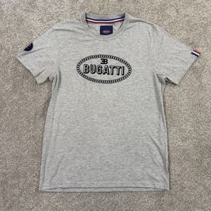 Bugatti 110 Anniversary T Shirt L Macaron Logo Designer Casual Luxury Streetwear